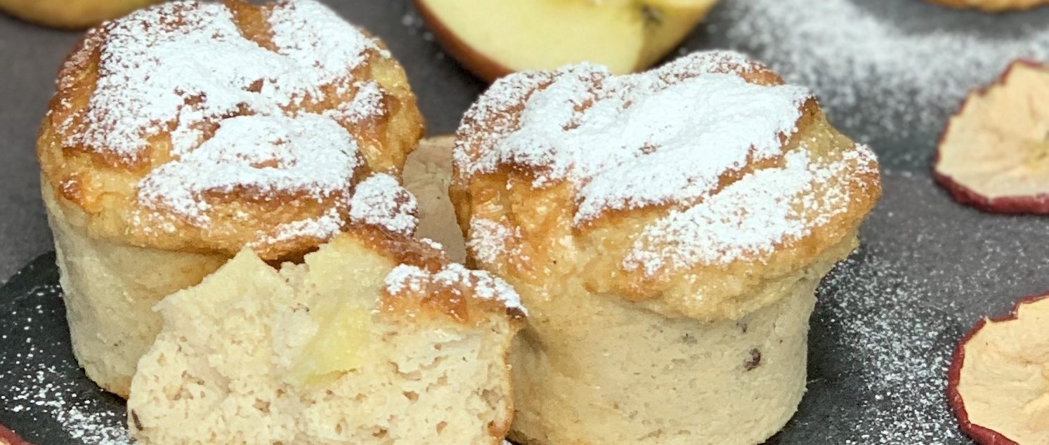 Buttermilch-Apfel Muffins – selbstkreiert