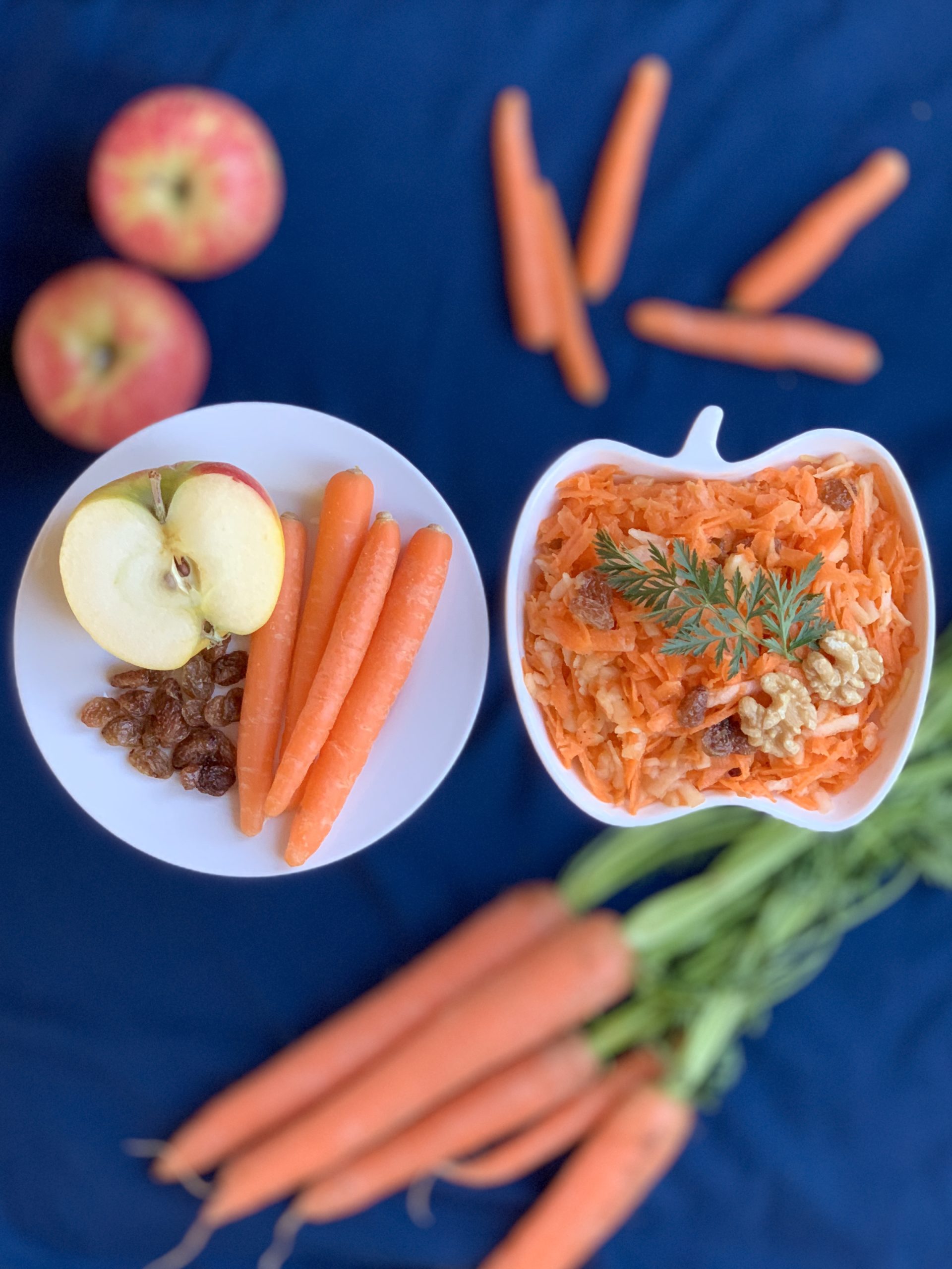 Apfel-Karotten-Salat – selbstkreiert