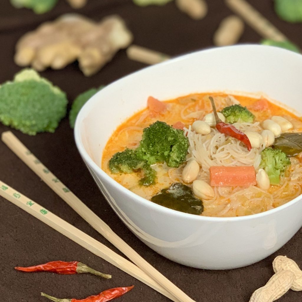 Thailändische Nudel Suppe – selbstkreiert