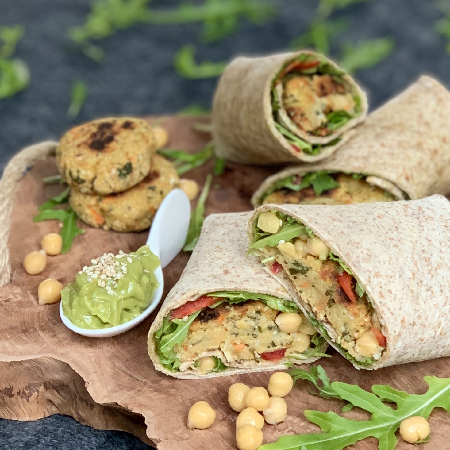 Falafel Wraps – selbstkreiert